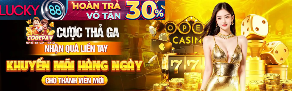 Biểu ngữ quảng cáo bl5555 - Lucky88